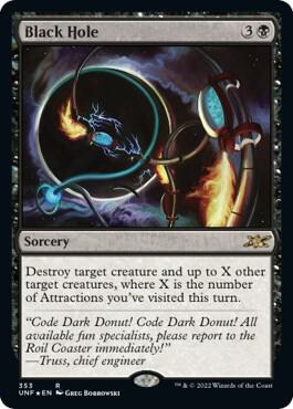 Black Hole (Galaxy Foil) (353) [Unfinity]