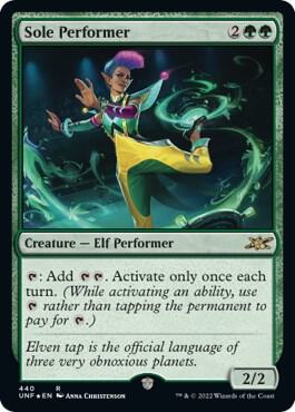 Sole Performer (Galaxy Foil) (440) [Unfinity]