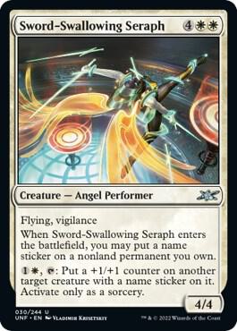 Sword-Swallowing Seraph (30) [Unfinity]