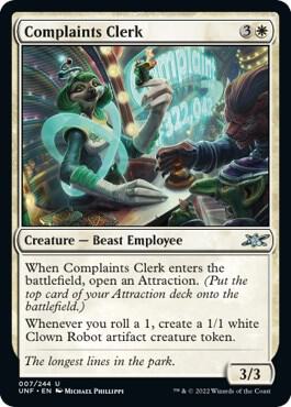 Complaints Clerk (7) [Unfinity]