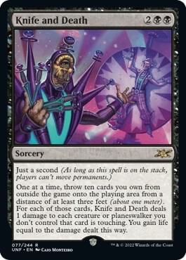 Knife and Death (77) [Unfinity]