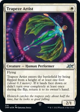 Trapeze Artist (Galaxy Foil) (318) [Unfinity]