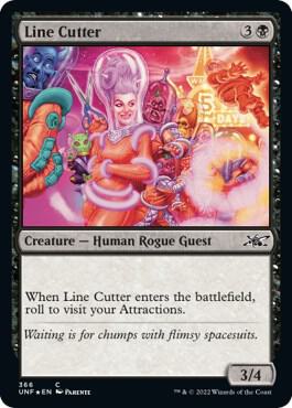 Line Cutter (Galaxy Foil) (366) [Unfinity]
