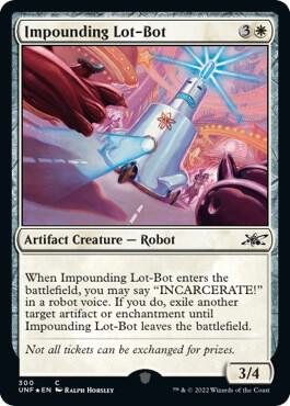 Impounding Lot-Bot (Galaxy Foil) (300) [Unfinity]