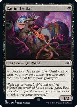Rat in the Hat (Galaxy Foil) (372) [Unfinity]