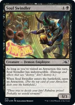Soul Swindler (Galaxy Foil) (379) [Unfinity]