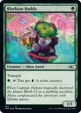 Blorbian Buddy (Galaxy Foil) (417) [Unfinity]