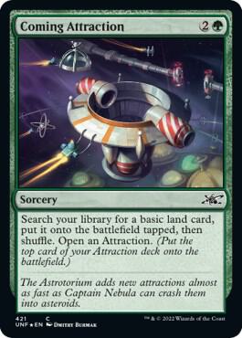 Coming Attraction (Galaxy Foil) (421) [Unfinity]