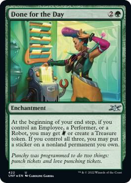 Done for the Day (Galaxy Foil) (422) [Unfinity]