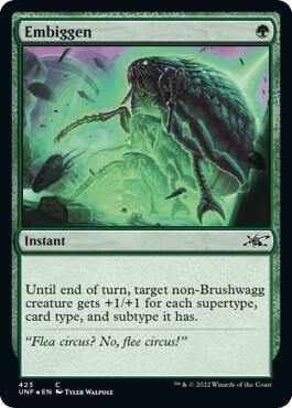 Embiggen (Galaxy Foil) (423) [Unfinity]