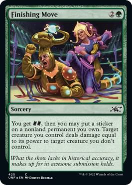 Finishing Move (Galaxy Foil) (425) [Unfinity]