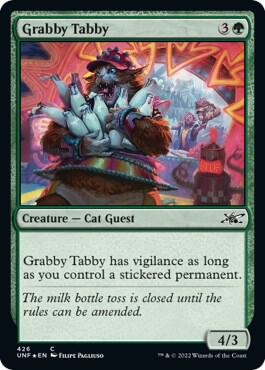 Grabby Tabby (Galaxy Foil) (426) [Unfinity]