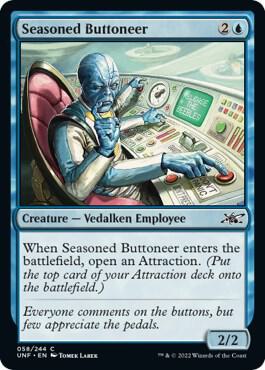 Seasoned Buttoneer (58) [Unfinity]