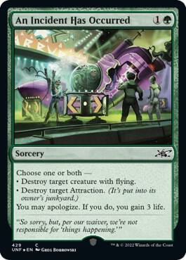 An Incident Has Occurred (Galaxy Foil) (429) [Unfinity]