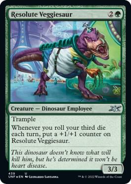 Resolute Veggiesaur (Galaxy Foil) (439) [Unfinity]