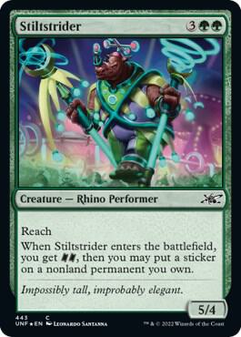 Stiltstrider (Galaxy Foil) (443) [Unfinity]