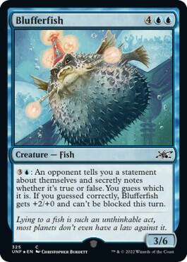 Blufferfish (Galaxy Foil) (325) [Unfinity]