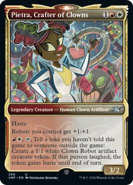 Pietra, Crafter of Clowns (Showcase) (268) [Unfinity] [Showcase]