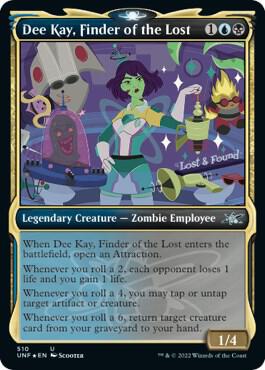 Dee Kay, Finder of the Lost (Showcase) (Galaxy Foil) (510) [Unfinity] [Showcase]