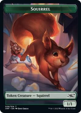 Squirrel Token (8) [Unfinity]