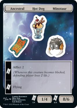 Ancestral Hot Dog Minotaur (23) [Unfinity]