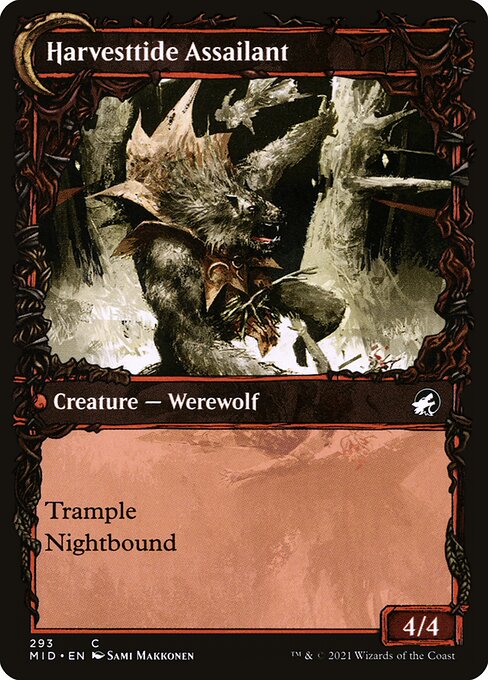 Harvesttide Infiltrator (Showcase) (293) [Innistrad: Midnight Hunt] [Showcase] Reverse