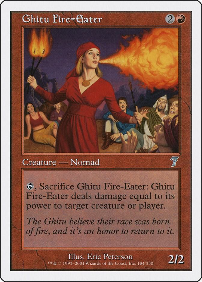 Ghitu Fire-Eater (184) [Seventh Edition]