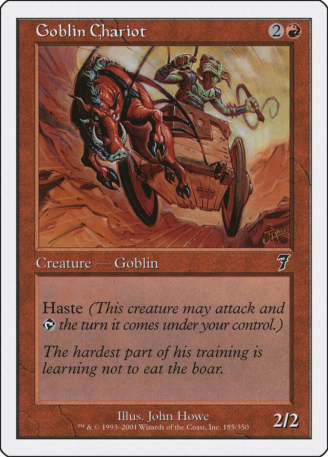 Goblin Chariot (185) [Seventh Edition]