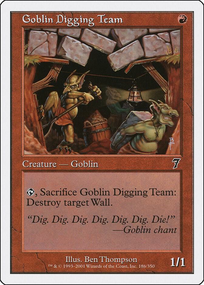 Goblin Digging Team (186) [Seventh Edition]