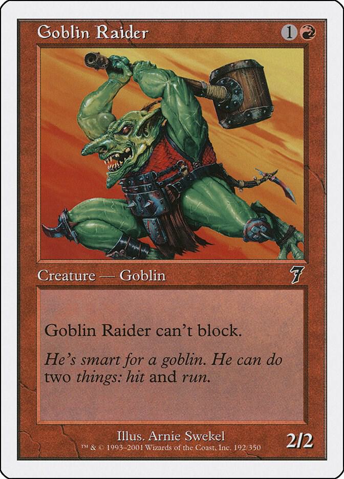 Goblin Raider (192) [Seventh Edition]