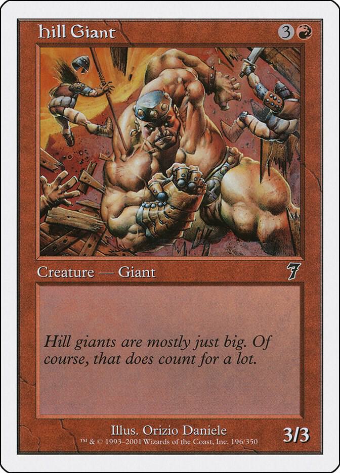 Hill Giant (196) [Seventh Edition]