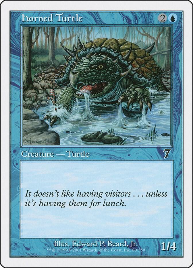 Horned Turtle (80) [Seventh Edition]