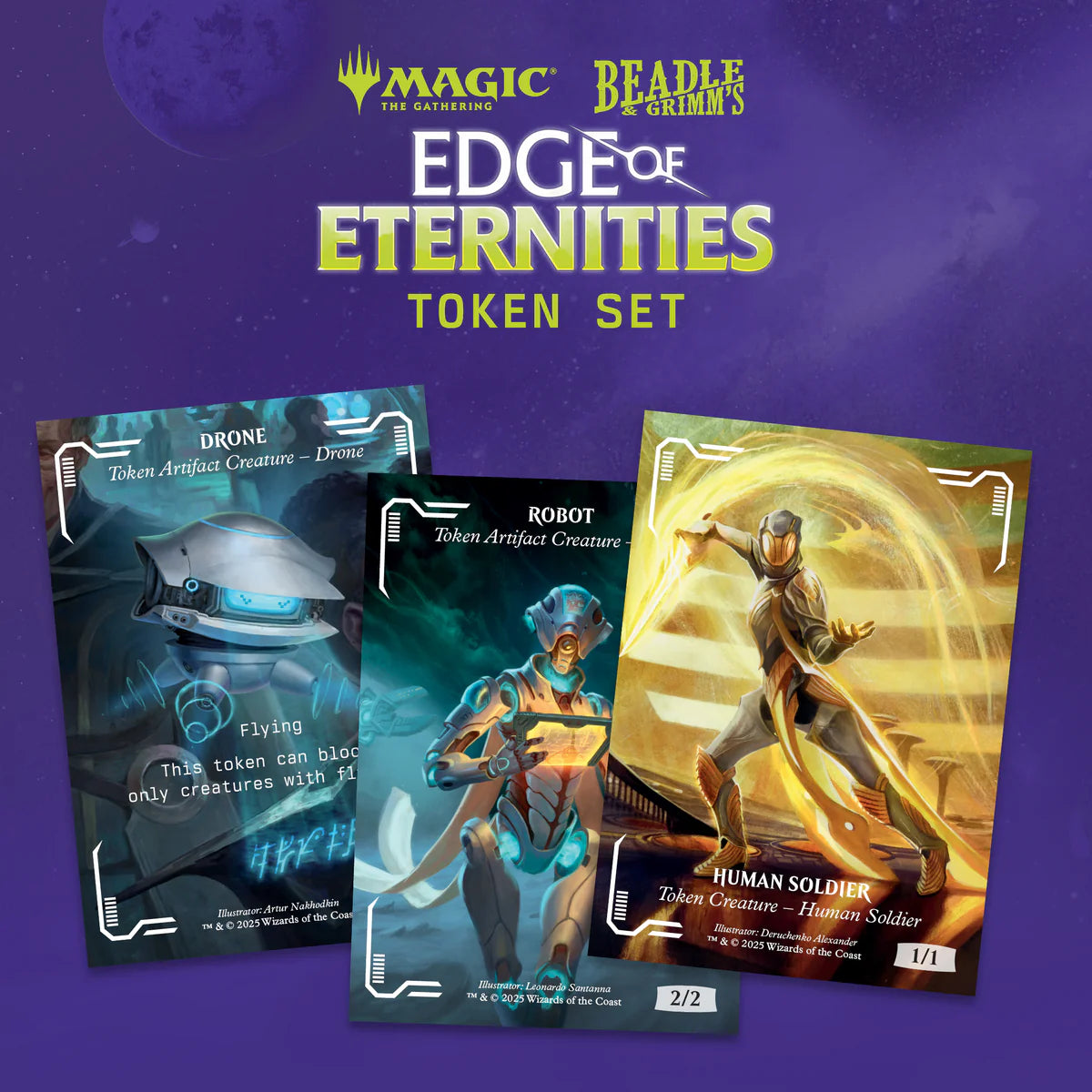 Ensemble de jetons Beadle &amp; Grimm's Magic : The Gathering Edge of Eternities