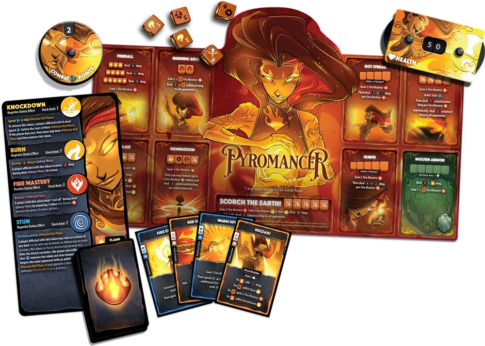 Dice Throne Hero Pack: Pyromancer (English)