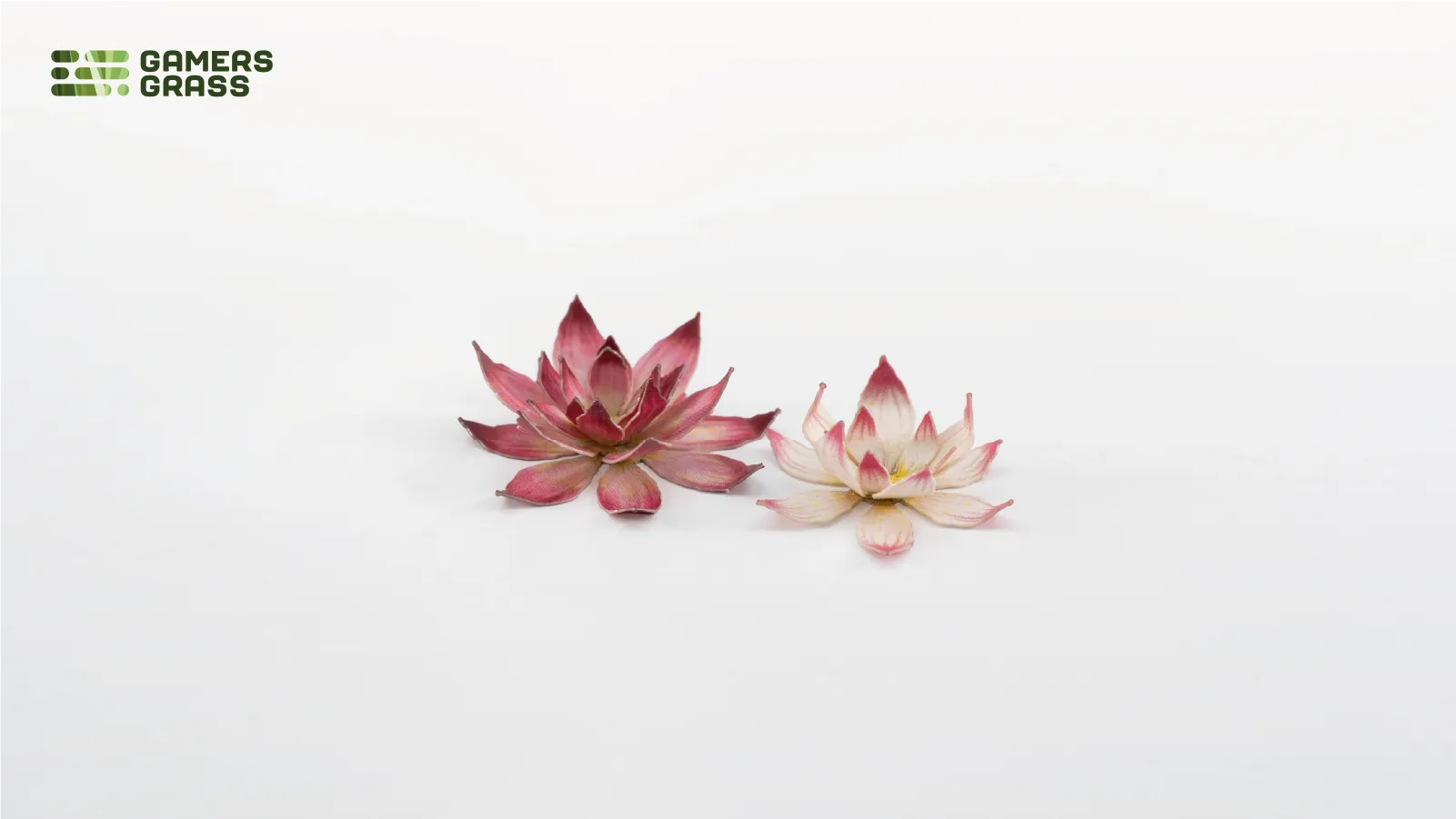 Gamers Grass - Static Tuft Laser Plants - Lotus Flower