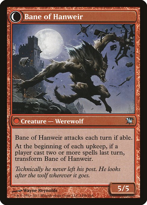Hanweir Watchkeep (145) [Innistrad] Reverse