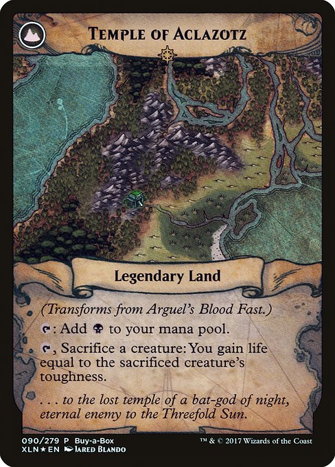 Arguel's Blood Fast (90) [Buy-A-Box Promos] Reverse