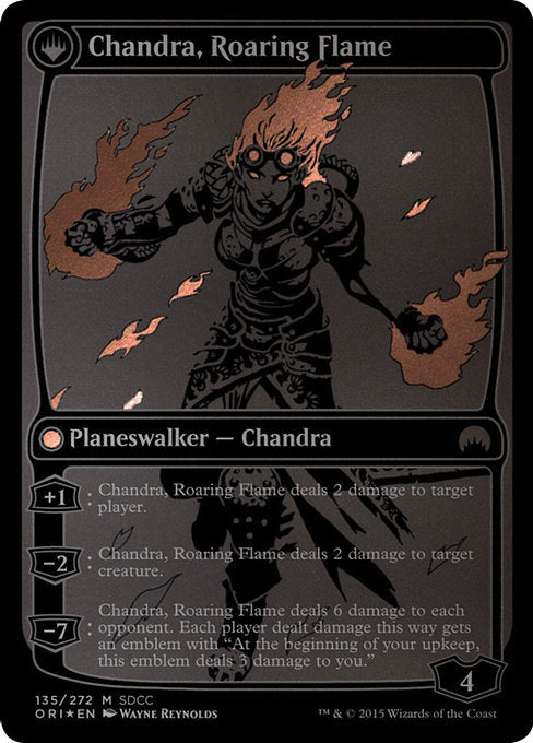 Chandra, Fire of Kaladesh (SDCC 2015 Exclusive) (135) [Media Promos] Reverse