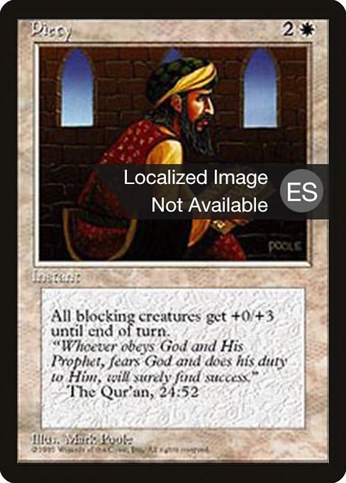 Piety (41) [Fourth Edition Foreign Black Border]