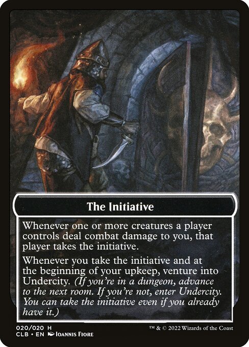 Undercity // The Initiative (20) [Battle for Baldur's Gate Tokens] Reverse