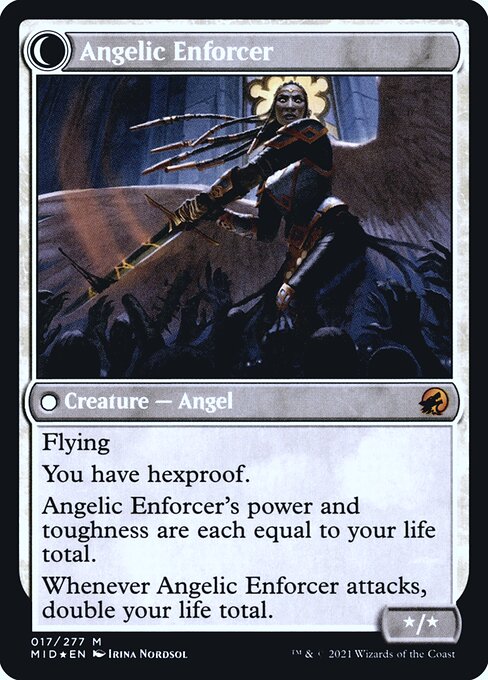 Enduring Angel (17) [Prerelease Cards] Reverse