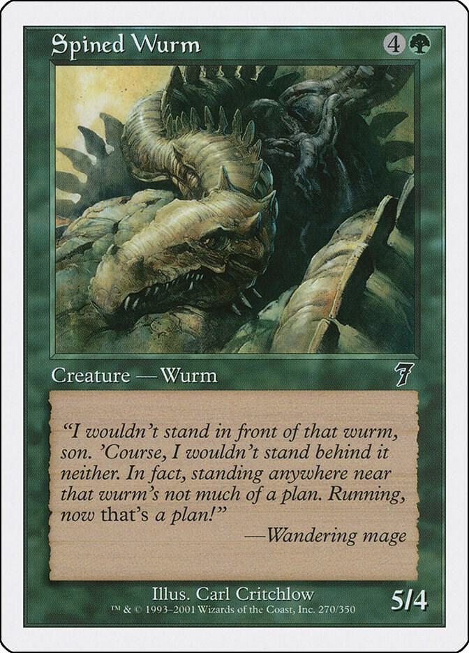 Spined Wurm (270) [Seventh Edition]