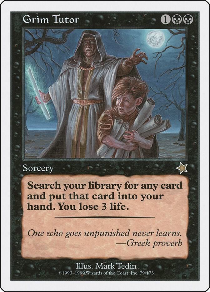 Grim Tutor (79) [Starter 1999]