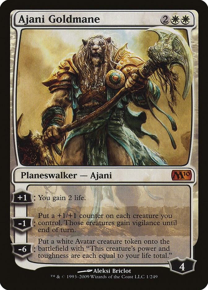 Ajani Goldmane (1) [Magic 2010]