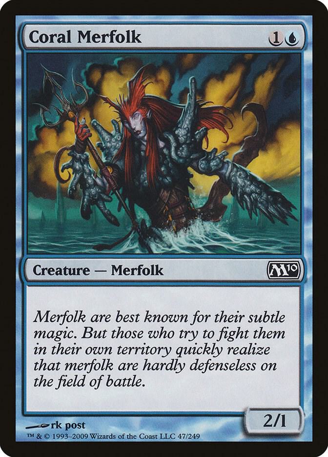 Coral Merfolk (47) [Magic 2010]