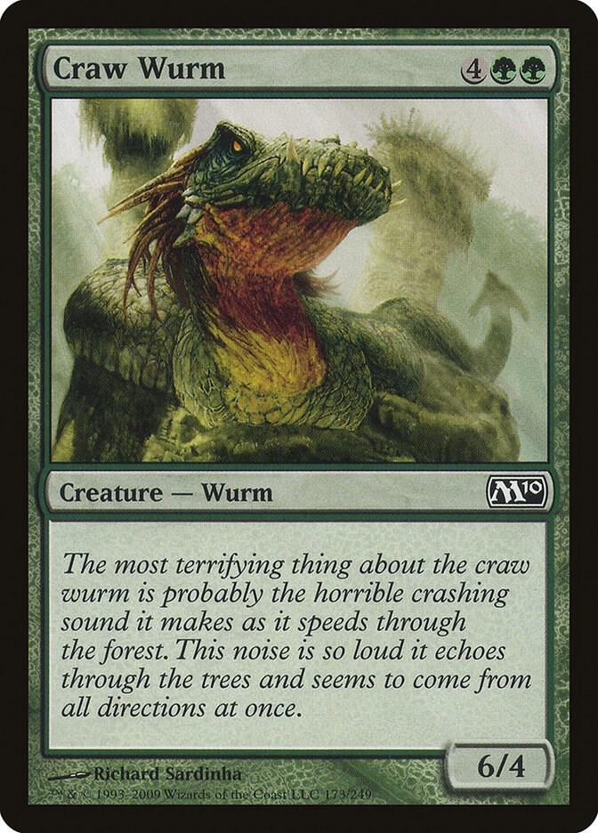Craw Wurm (173) [Magic 2010]