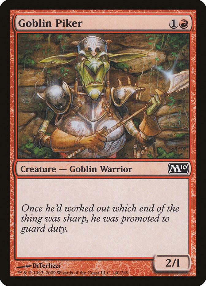Goblin Piker (140) [Magic 2010]