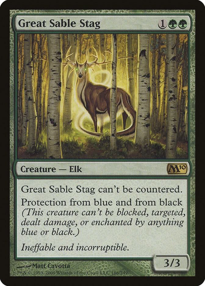 Great Sable Stag (186) [Magic 2010]