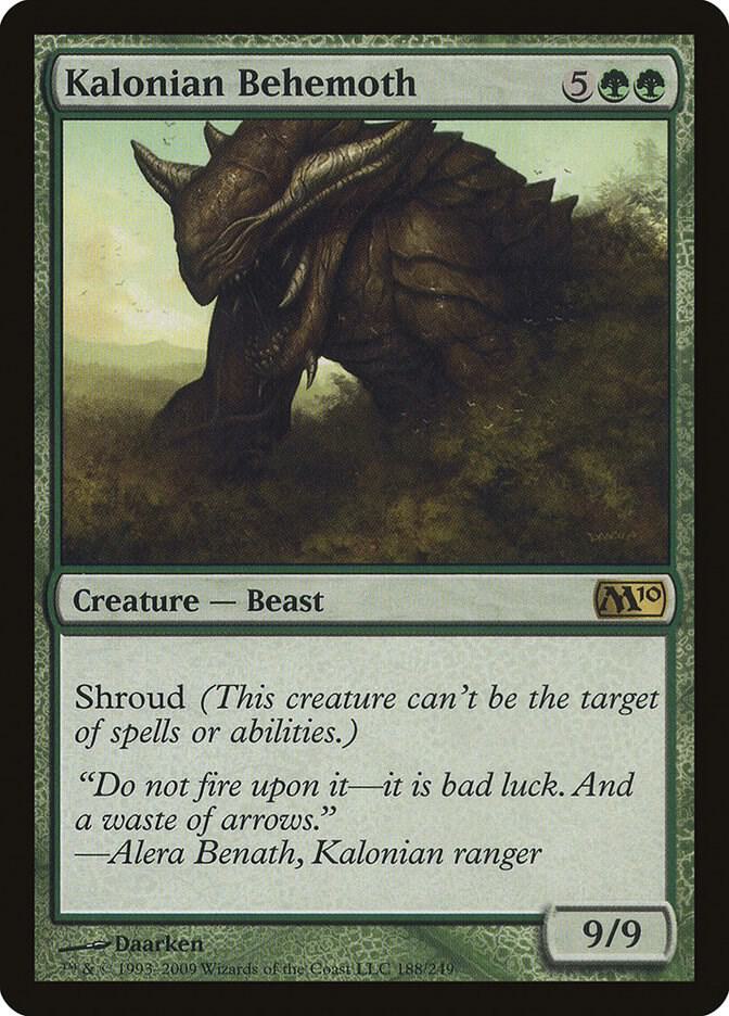 Kalonian Behemoth (188) [Magic 2010]