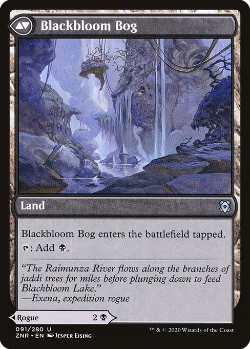 Blackbloom Rogue (91) [Zendikar Rising] Reverse